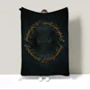 The Lord of the Rings Soft Blanket King Size Hairy Blankets for Bed Throw Luxury Bedding Home and Decoration Fluffy Plaid Knee & 2