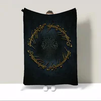 The Lord of the Rings Soft Blanket King Size Hairy Blankets for Bed Throw Luxury Bedding Home and Decoration Fluffy Plaid Knee & 2