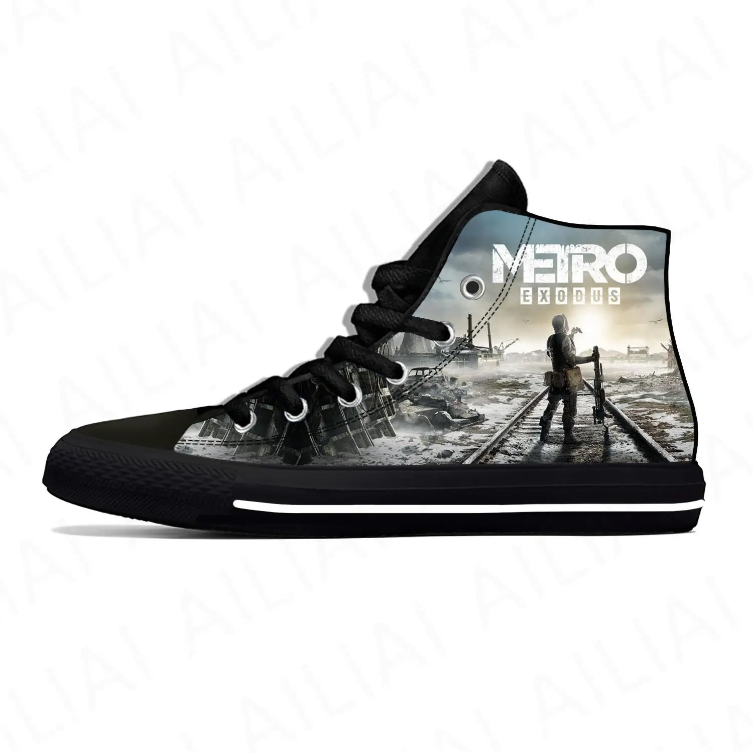 

Game Metro Exodus 3D Print High Top Sneakers Mens Womens Teenager Casual Shoes Canvas Running Shoes Breathable Lightweight shoe