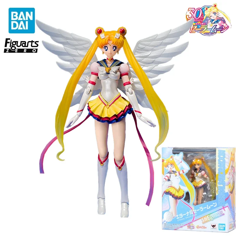 

BANDAI 2024 в наличии Оригинальные SHF S.H. Фигурки Сейлор Мун Аниме фигурки куклы 13,5 см ПВХ экшн-фигурки модели игрушки в подарок