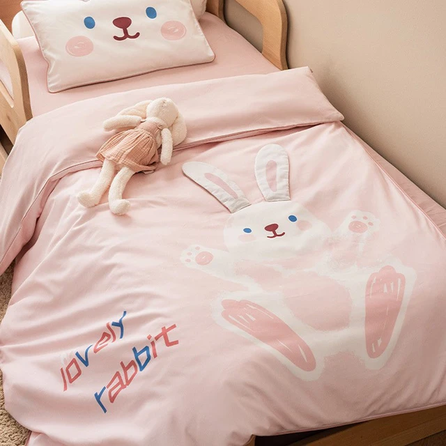 Bedding Set For infant Duvet Cover Set Soft Cartoon Print 3 Piece Set Bed Sheet Set Comforter Set Quilt Cover CJ246 1