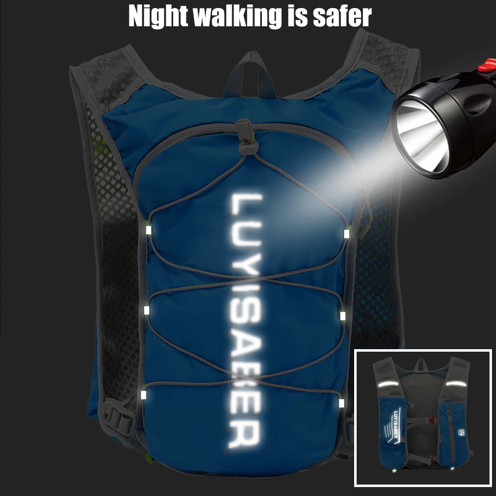 1PCS Running Hydration Vest for Women Men , Hydration Backpack for Hiking Marathon Race 3