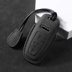 Luxury Leather Car Key Case Cover - Premium Car Accessory (C)