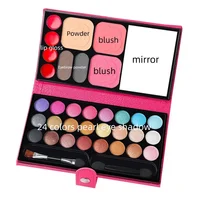 Beginner Full Makeup 33 Colors Eyeshadow Palette Set Makeup Student Children's Day Stage Makeup Cosmetics Palette Blush Powder 2