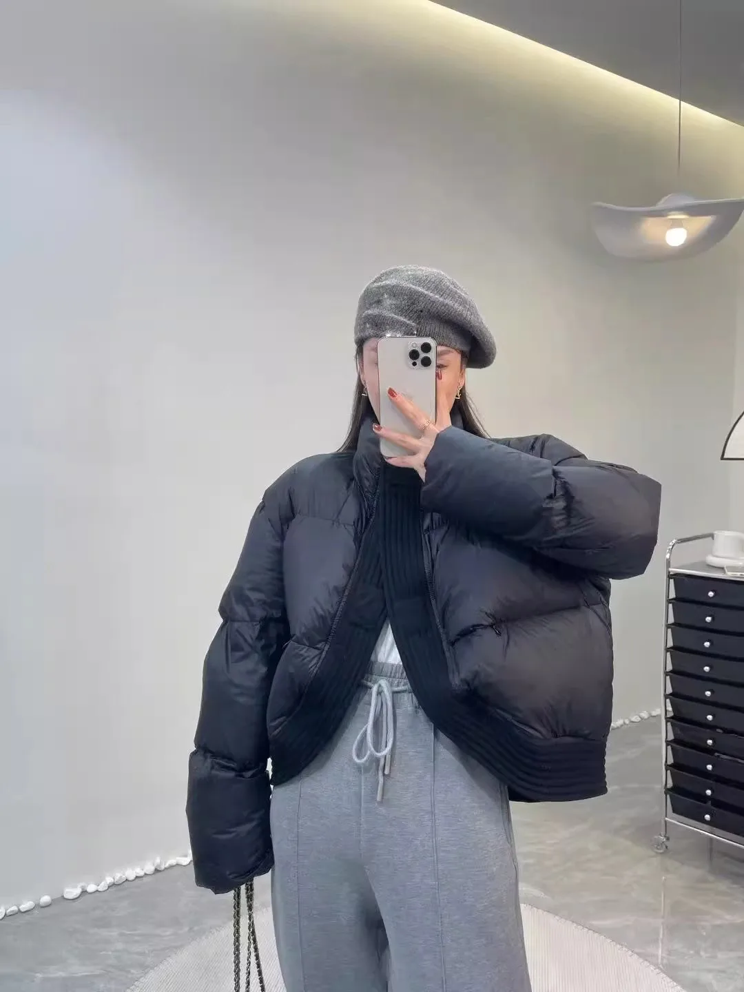 

2023 Women's Clothing High-End Short down down Jacket Winter New