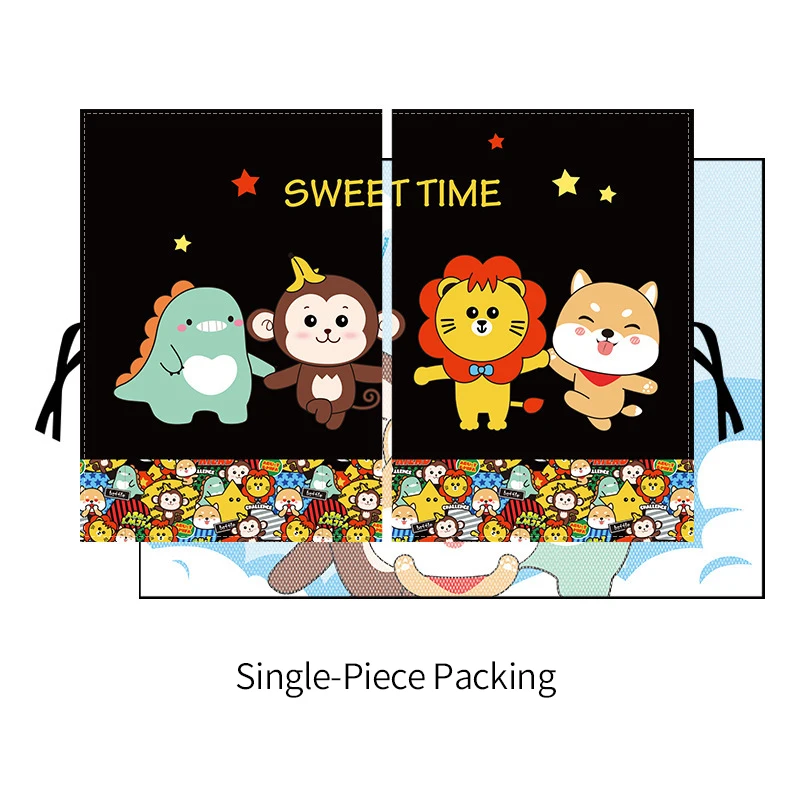 Cartoon Spaceman Magnet Car Sunshade Cover