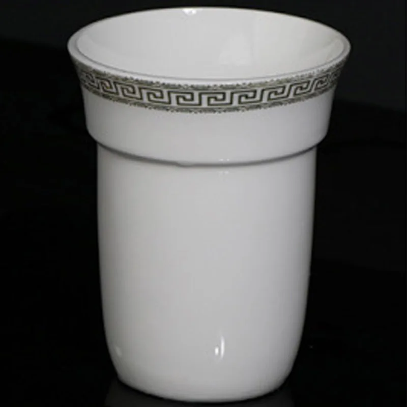 Bathroom Accessories Ceramic and Glass Bathroom Toilet Brush Cup Replacement