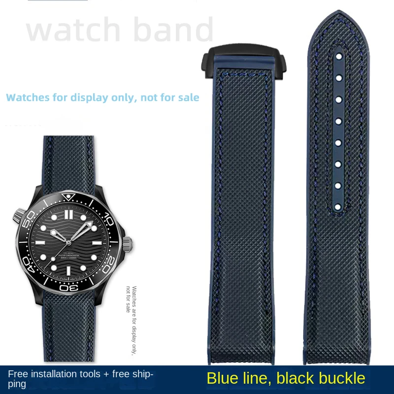 Premium Nylon Waterproof Strap in Orange - 20mm, 21mm, 22mm Sizes