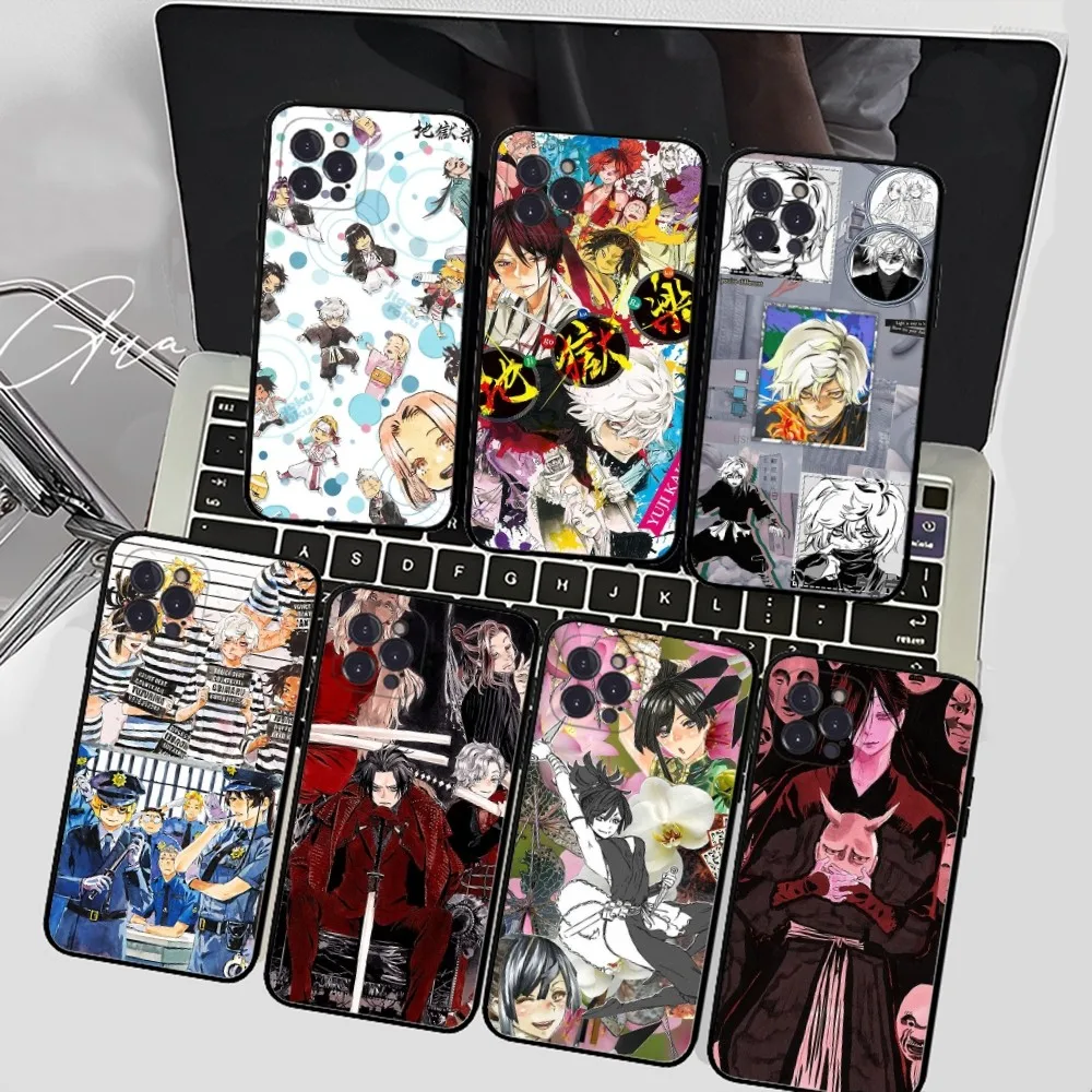 

Anime Jigokuraku Phone Case For iPhone 15 14 11 12 13 Mini Pro XS Max Cover 6 7 8 Plus X XR SE 2020 Funda Shell