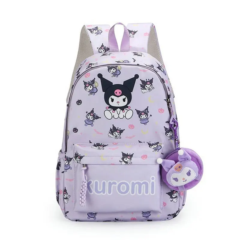 Kuromi Backpack Student School Bag Primary and Middle kawaii