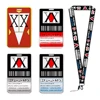 Japanese Style Hunter License ID Card Holders Lanyards Girls Door Card Case Hanging Rope Badge Holder Neck Strap Card Small Gift 1