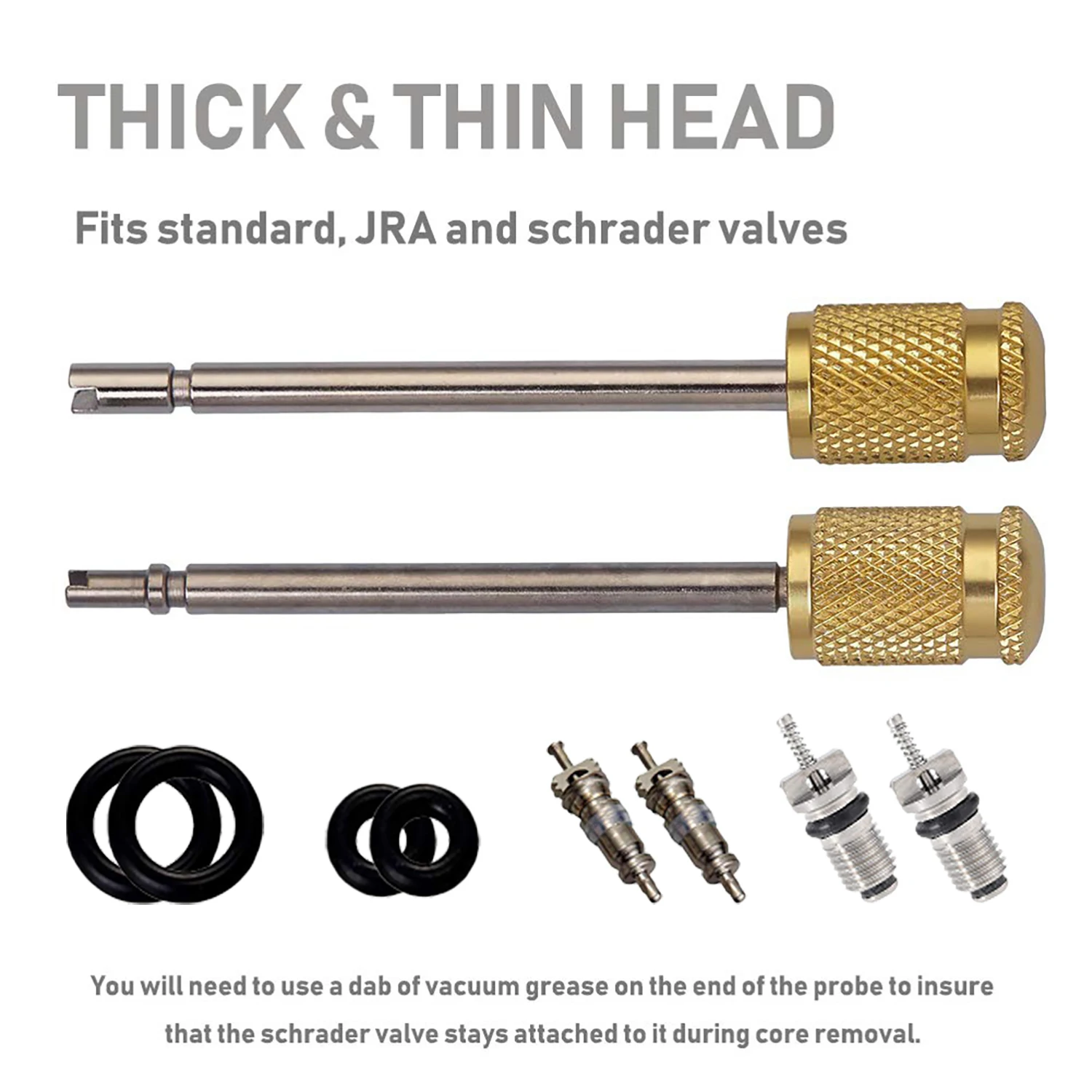 Automotive AC R134a R1234yf Valve Core Remover Installer Tool Set Air Condithoni