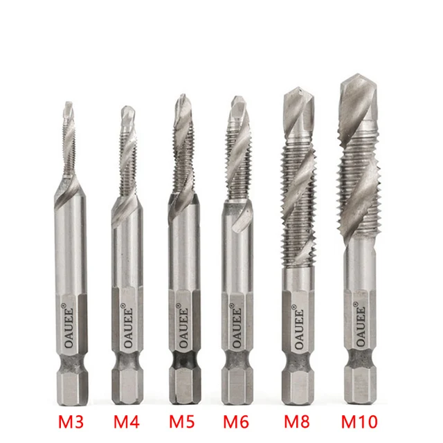 6Pcs Silver Long