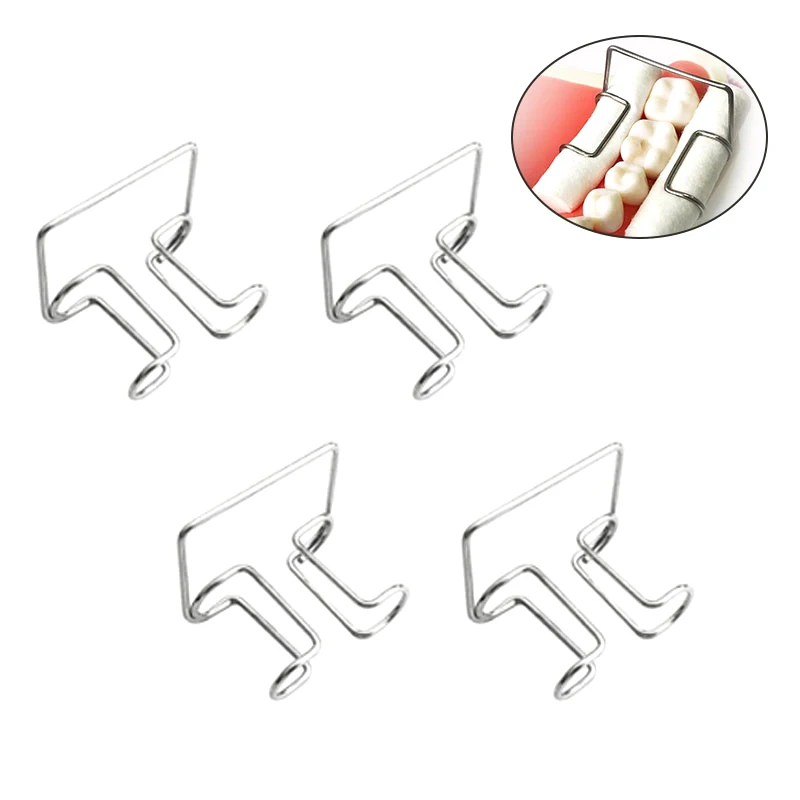 

Dental Cotton Roll Clip Autoclavable Stainless Steel Cotton Roll Clip Holder Dentistry Lab Supplies Isolator Tool Dentist Clinic