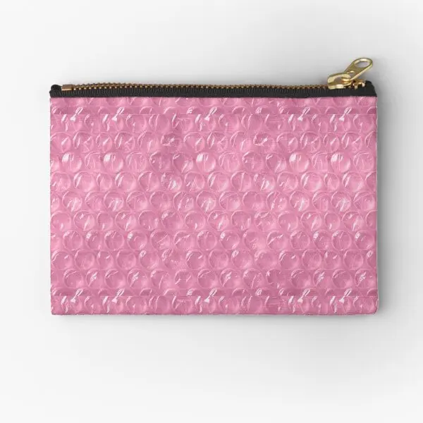 

Pink Bubble Wrap Zipper Pouches Women Key Coin Bag Wallet Cosmetic Pocket Panties Socks Small Packaging Men Money Underwear