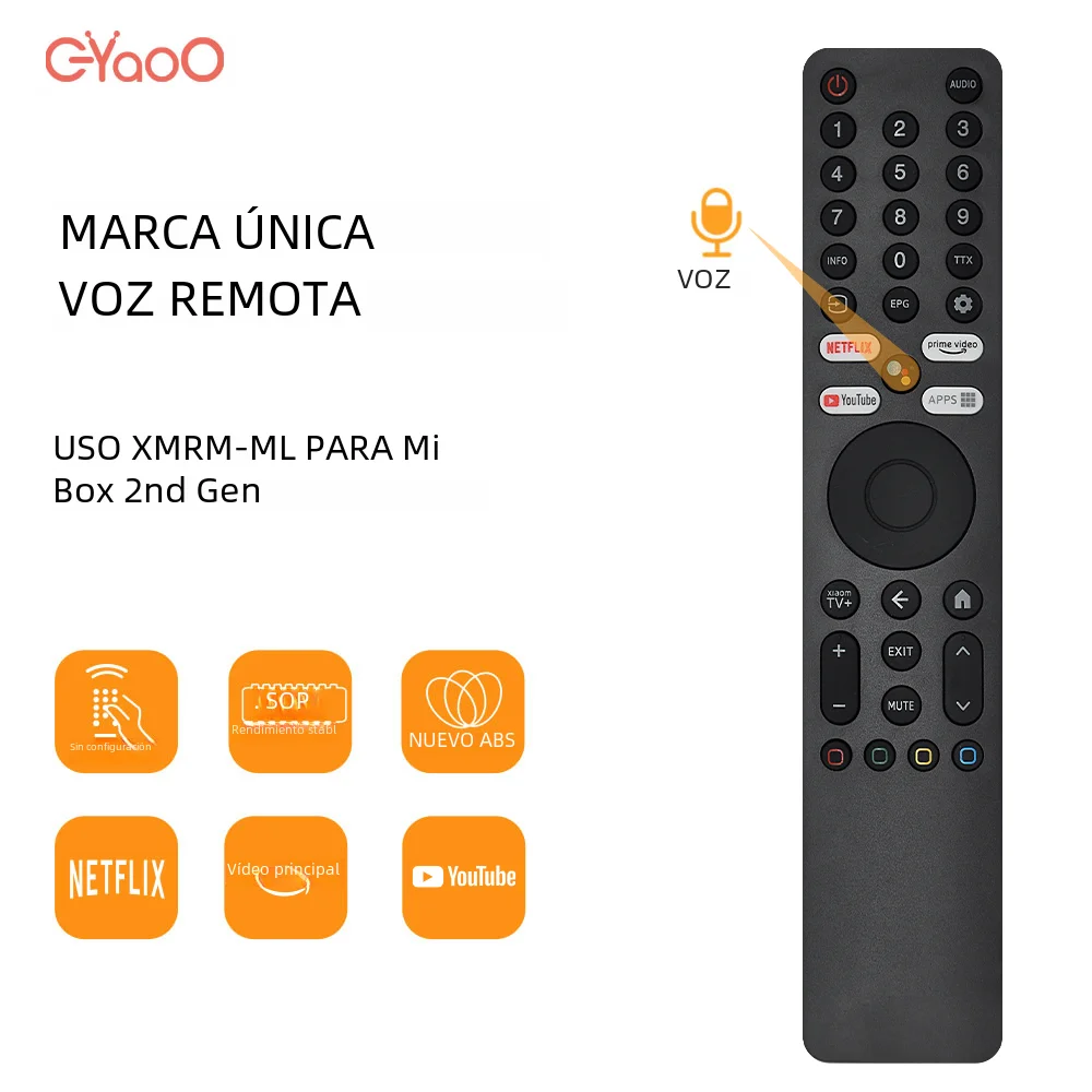 Télécommande Universelle XMRM-ML Pour TV Xiaomi QLED 4K - Modèles Q2 50/55/65 Pouces