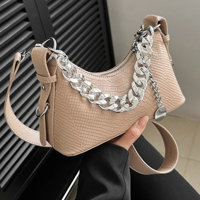 Women Shoulder Bag Fashionalbe PU Luxury Designer Tote Bag Underarm Bag  French Style Simple Female Commuter Handbag Shopper Bag - AliExpress