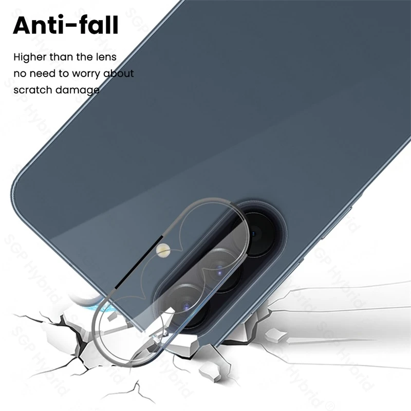 3-Pack 3D Curved Camera Glass Lens Protectors with 9H Clear Coating