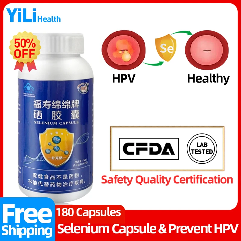 Selenium Supplement 180capsules Prevent Infection Hpv Virus Genital