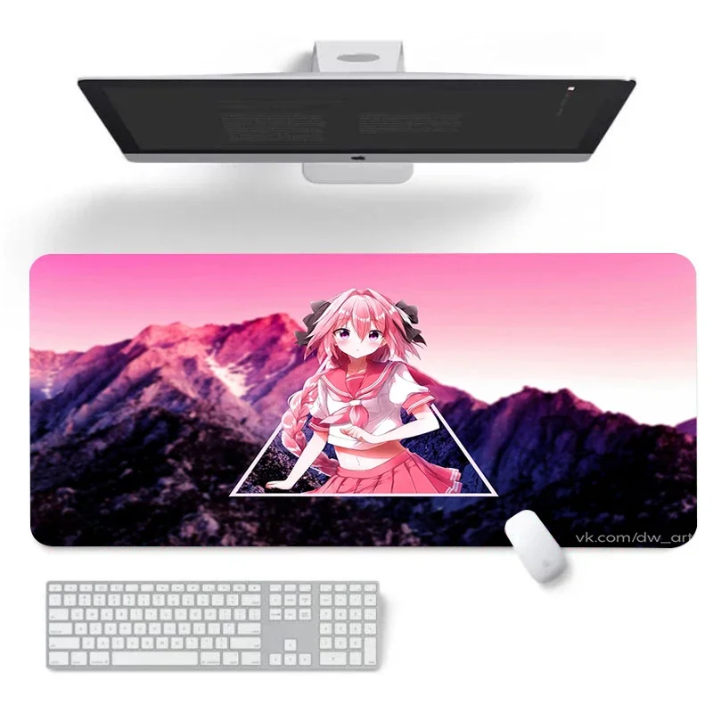 

Xxl Mousepad Gamer Anime Fate Apocrypha Astolfo Mouse Pad Gaming Mats Deskmat Table Mat Computer and Office Playmat Deskpad Desk