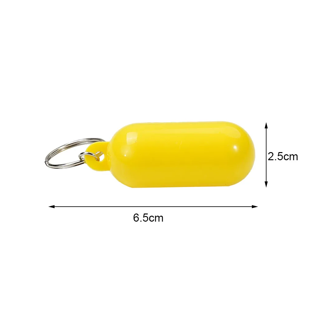 

Durable Hot Sale Practical Useful Buoyant Key Ring Floating Keychain Safety 2.5cm Boating Float High Visibility