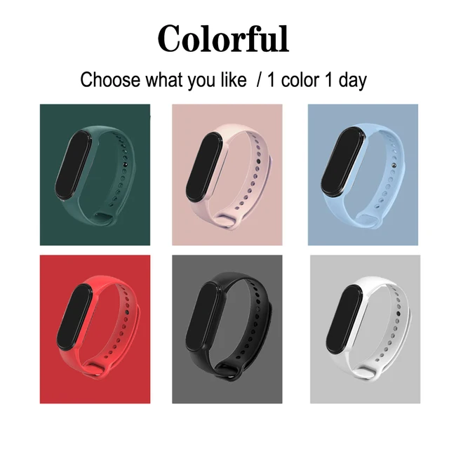 wrist strap mi band all colours