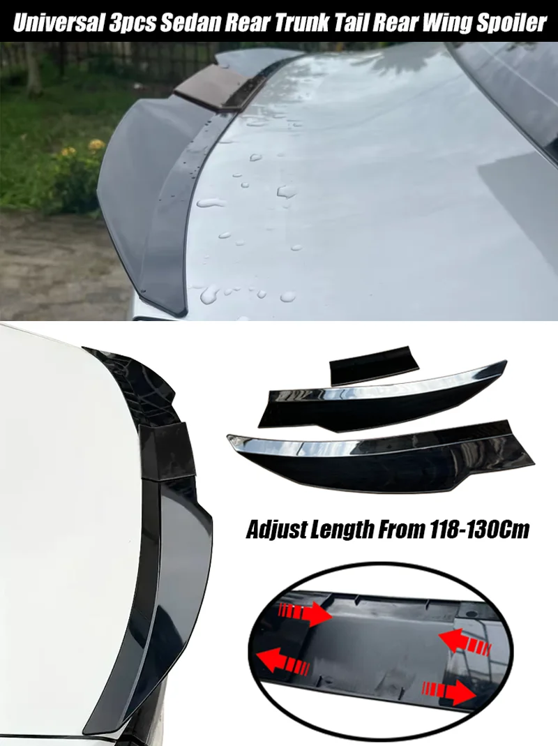Rear trunk spoiler image 1