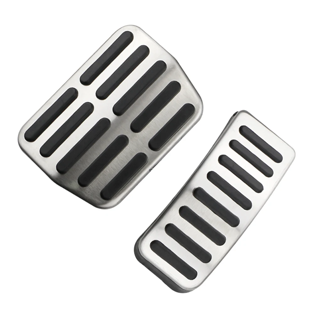 Car Accessories Car Pedals Pedal Cover Stainless Steel Pedal Cover Car Pedal Cover Volkswagen VW Polo 9N 6R Bora Golf MK4 IV Ibiza 6K 6L 6J Skoda Fabia Clutch Gas Brake Pedals Pads
