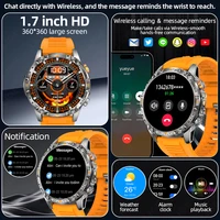 LIGE New Military Smart Watch Men 1000mAh Super Capacity Battery Outdoor Sport Bracelet Heart Rate Monitor Waterproof Smartwatch - Image 6