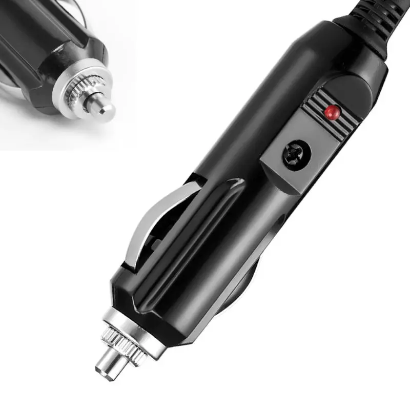 DN59 Cigarette Lighter Female Socket Heavy Duty Extension Cable Power Outlet for Tire Pump Air Compressor Waterproof Plug 15A