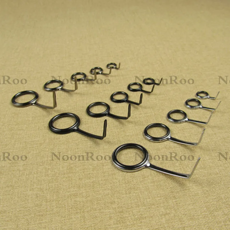 NooNRoo T-ATST Angelrutenführungen mit SIC-Ring, ein Satz (5 Stück), Reparaturanleitung für Angelrutenteile, Rutengebäude – Detail 2