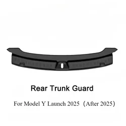 Durable TPE Rear Trunk Door Sill Protector & Bumper Guard (Black TPE)