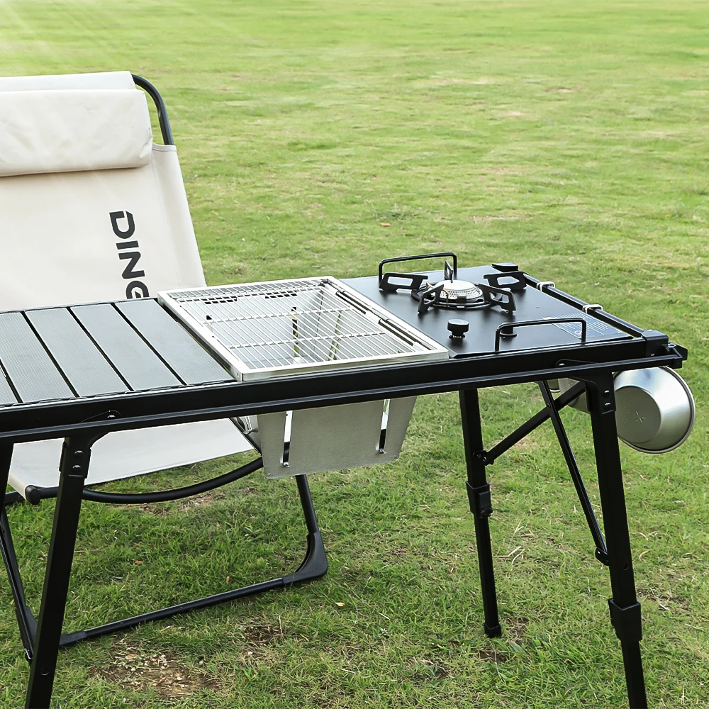 折りたたみキャンプ IGT テーブル木製ポータブル軽量キャンプ