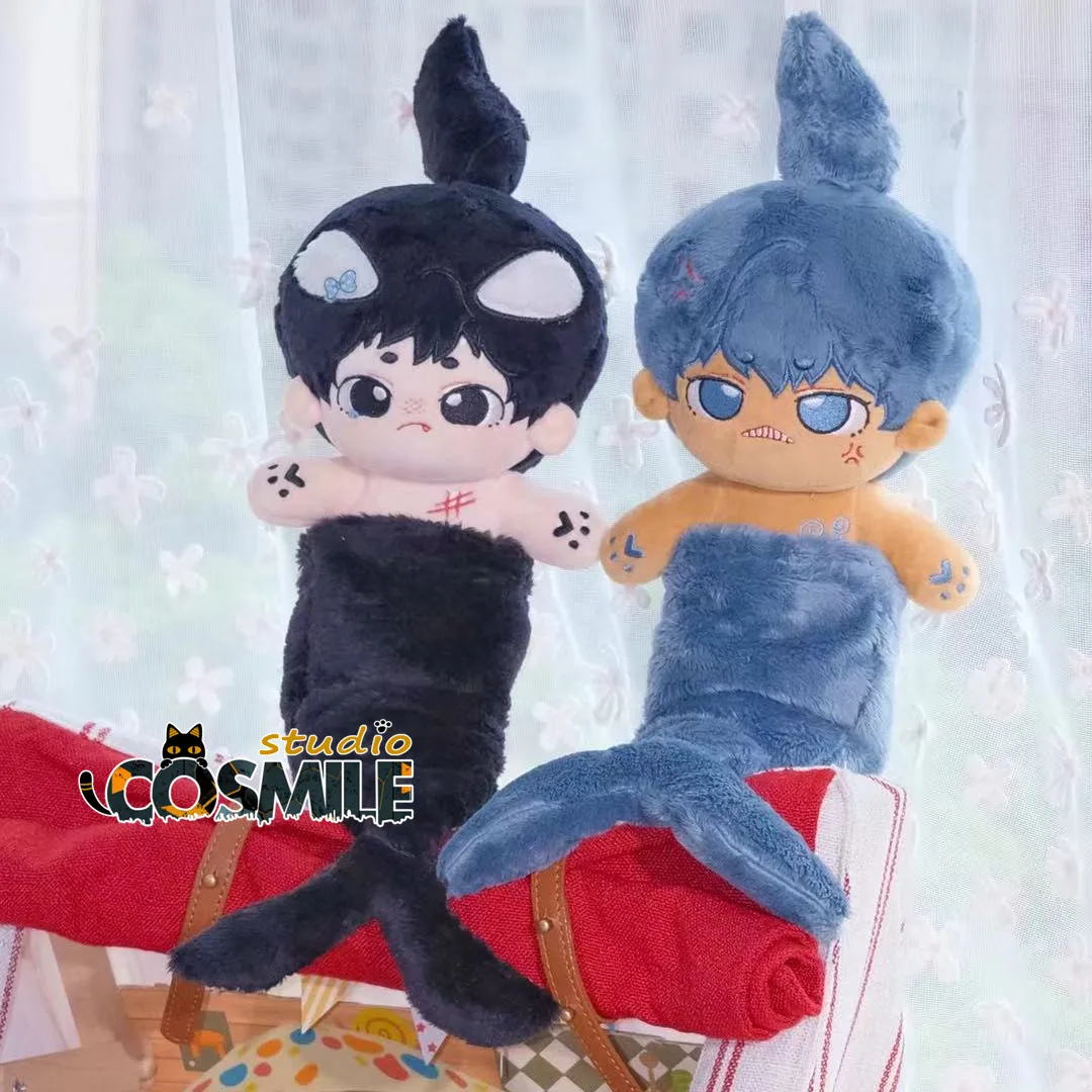 

Плюшевая кукла Мурлок, Русалка, Акула, монстр Yokai, Уникальный плюшевый, 20 см, кукла с хвостом, милый подарок, коллекция Sa