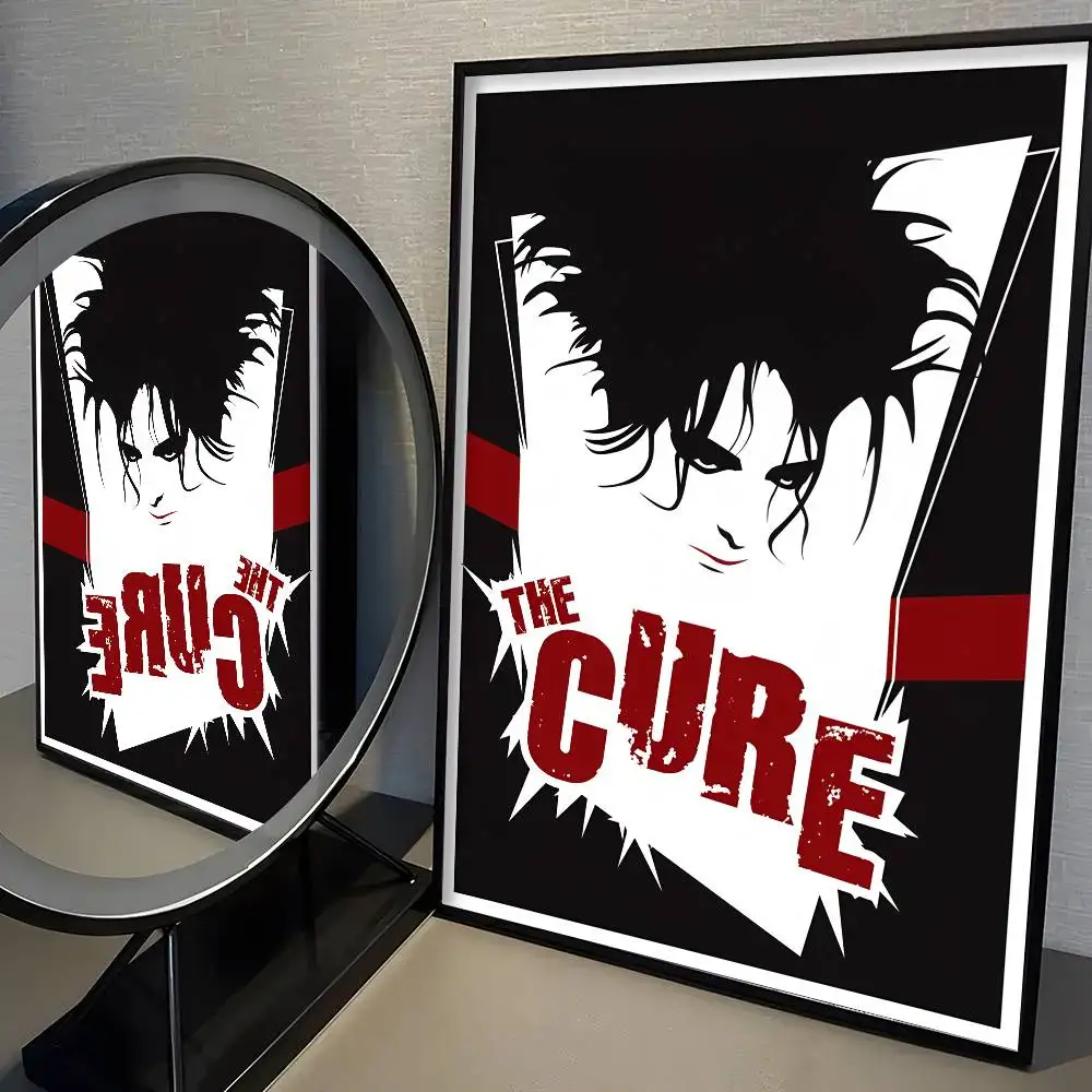 Rock Band THE C_CURE Poster Aufkleber Vintage Film Poster Druck wasserdichte Wandkunst für Wohnzimmer Schlafzimmer Home Decor – Detail 17