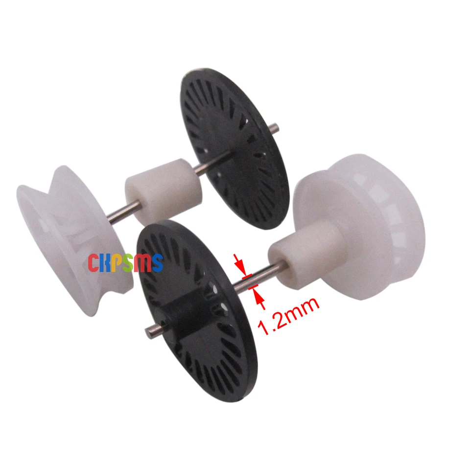 Jeu De 2 Roues Capteur De Filetage Pour Machines à Broder Tajima Et Similaires - Réf. KP-BS-T-056