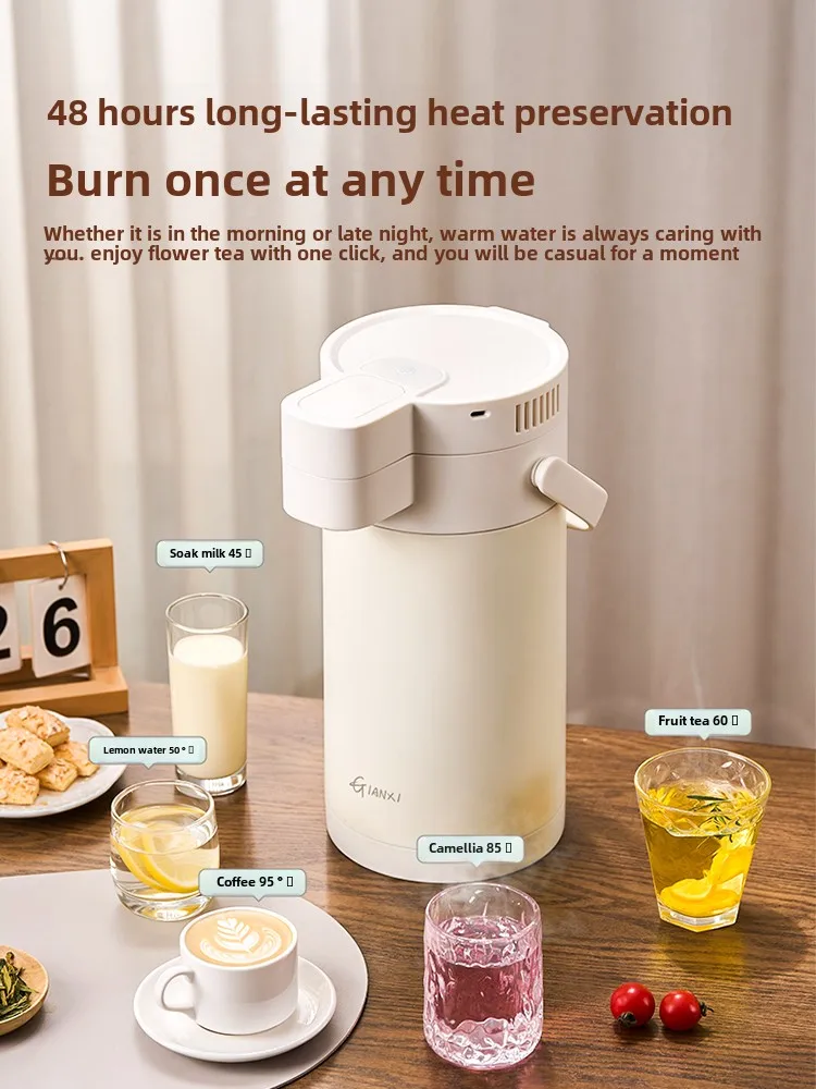 USB/1800mA/Thermos kettle Intelligent thermos kettle Electric water household large capacity office thermos open water bottle 5