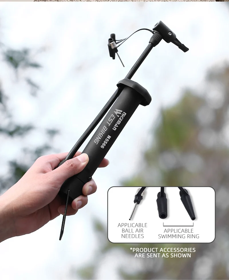 West Biking MTB Fahrrad pumpe 80 psi Fahrrad manuelle Luftpumpe Ballon Reifen Inflator Schrader Ventil Boden pumpe Fahrrad zubehör – Detail 2