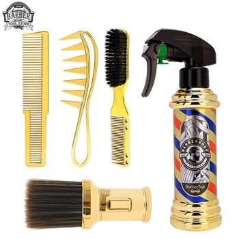 5 pezzi di forniture per parrucchieri set bottiglie spray per barbiere pettine strumenti per spazzole salone parrucchiere strumenti per taglio di capelli prodotti per barbiere professionale