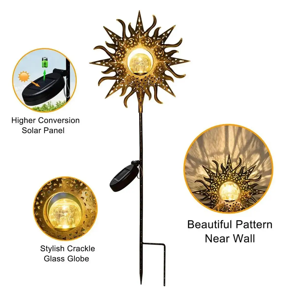 Solar Iron Outdoor Light 5