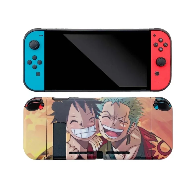원피스 Luffy Zoro 닌텐도 스위치 보호 쉘 소프트 카툰 케이스 커버 쉘 조이 콘 컨트롤러 케이스 스위치 Accessorie