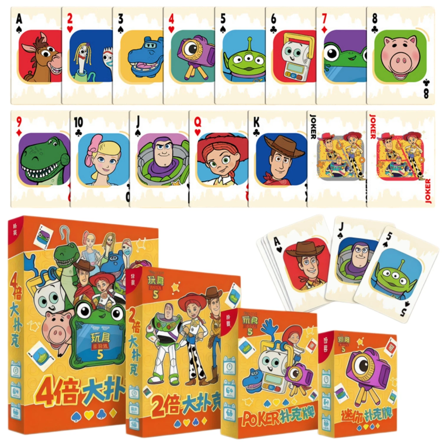 Carte da Poker Toy Story 5, Gioco da Tavolo, Carte da Gioco a Tema Cartoni Animati, Gioco di Carte Interattivo per Famiglie, Articoli per Feste, Regalo Natalizio Originale