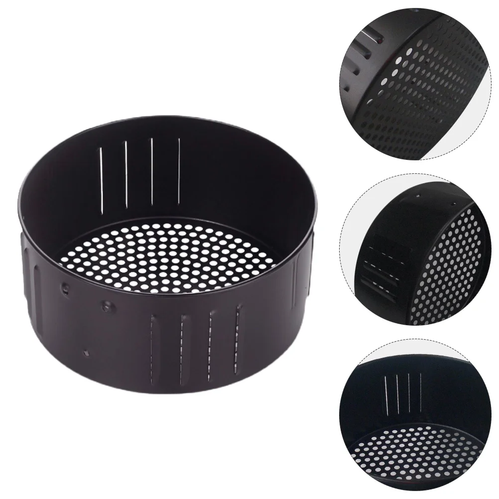 

Air Fryer Basket Accessory Food Serving Tray Oven Carbon Steel Non-stick Baking Frywr