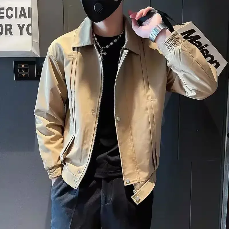 thumbnail image 1 of Abrigos masculinos de moda nuevos en primavera y otoño Chaquetas para hombre Oferta de ropa barata Ropa casual elegante Moda 2024 Joker Estética, 1 of 5
