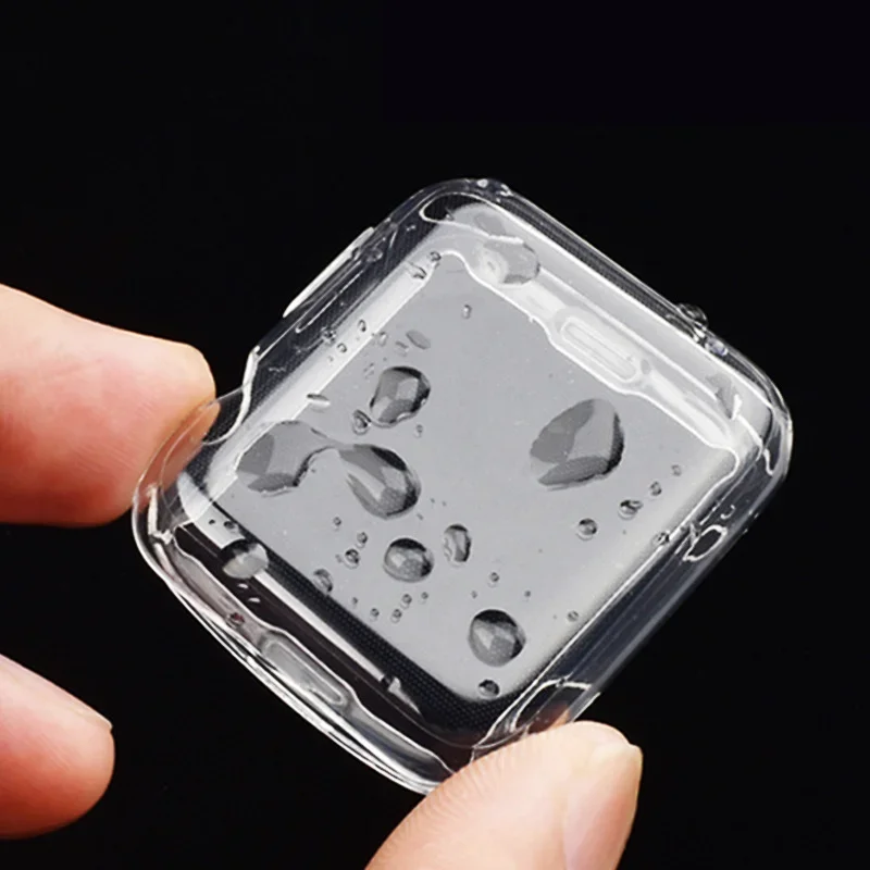 Enhanced TPU Cover with Screen Protector for Apple Watch - Premium Protective Case