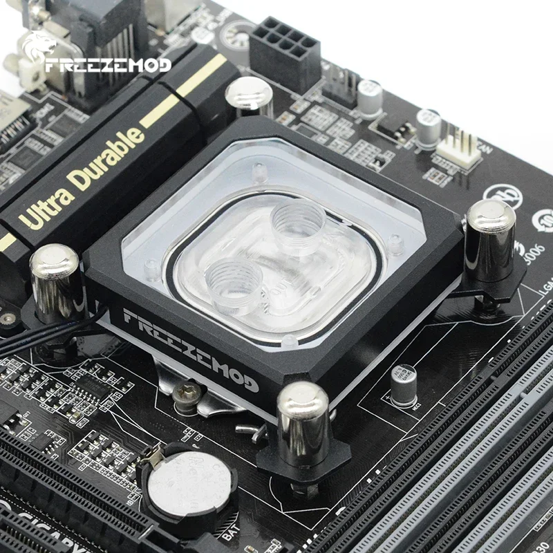 Zemod-cpu Bloco de Resfriamento de Água para Intel Lga 1700 1200 1156 1155 1151 1150 Computador Copper Processor Cooler 5v Aura Sync - Imagem 4