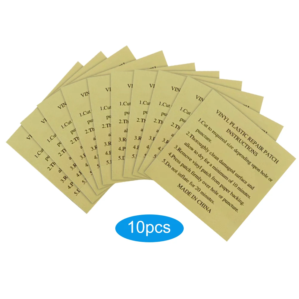 10-100Pcs PVC Repair Patches for Pool Self-Adhesive Pool Repairing Sticker Kit Pool Repair Patches for Inflatable Boat Raft Ring