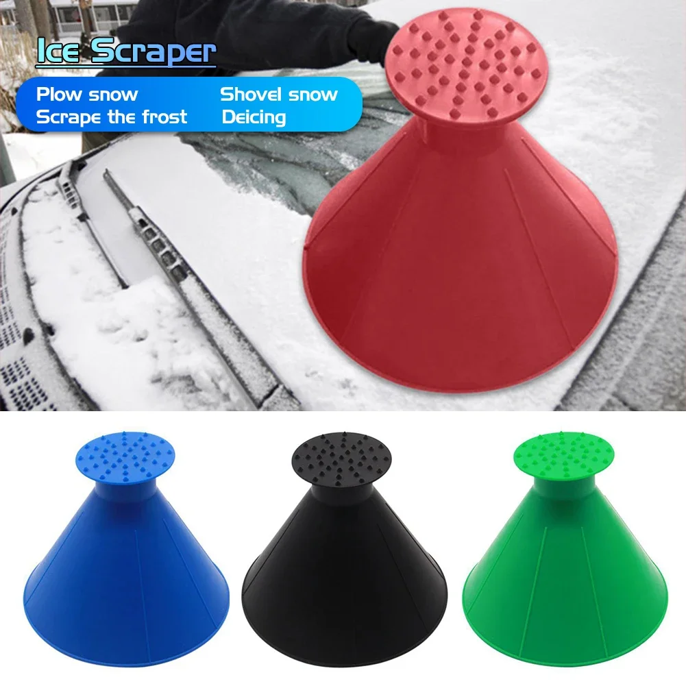 Auto Ice Scrape Funnel Car Window Glass Cleaning Tool Windshield Snow Remove Shovel Cleaning Brush home Windows Glass Clean Tool Window Cleaning Tool Windshield Shovel Snow Shovel Car Snow Brush