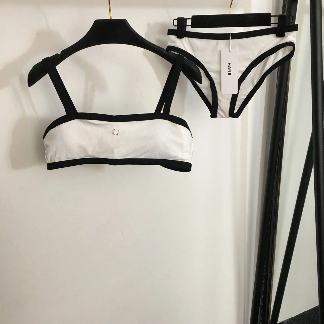 

2024 New High Quality Hot Selling Fashion Chest Logo Offset Printing Color Block Wrapped Casual Tank Top