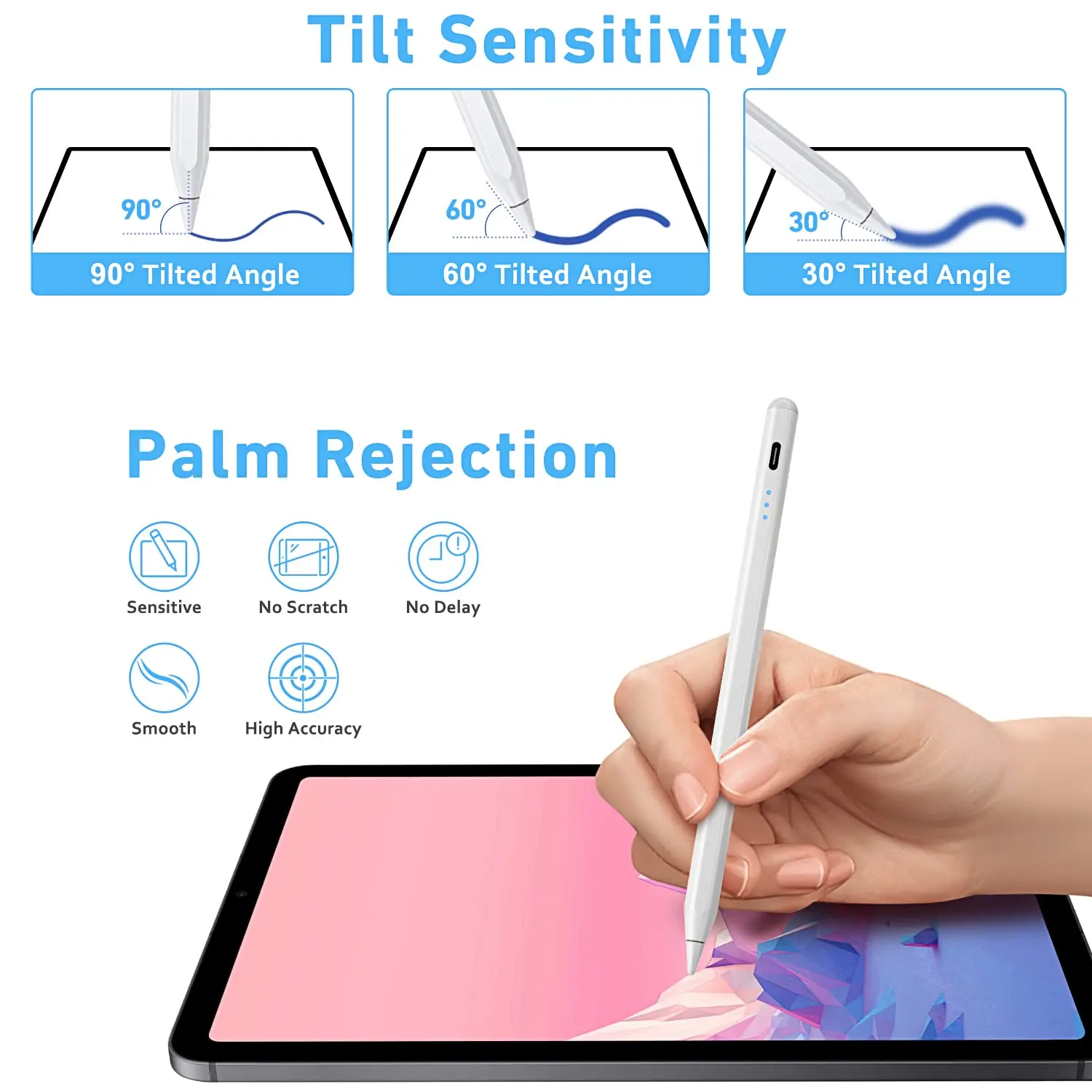 Vention Palm Rejection Pen Jual Vention Stylus Pen Digital Touch - Main Image